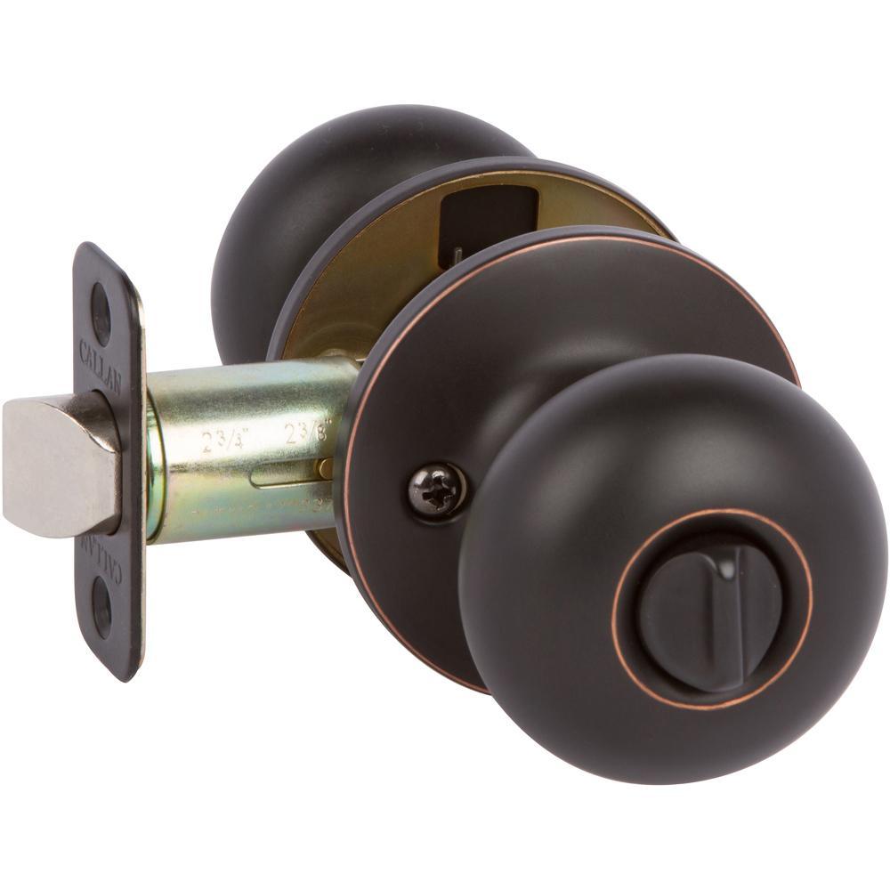 Saxon Polished Chrome Bed/Bath Door Knob - Super Arbor