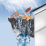 Pro 4 ft. Foam Filter Plastic Gutter Guard for 4 in. K-Style (8-Pack) - Super Arbor