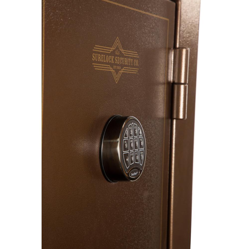 42 in. Secretary Office Gun Safe, Bronze - Super Arbor