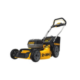 DEWALT 20 in. 20V MAX Lithium Ion Cordless Battery Walk Behind Push Lawn Mower with (4) 5.0Ah Batteries and Charger Included