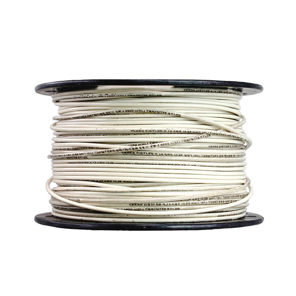 500 ft. 14/1 White Stranded THHN Wire - Super Arbor