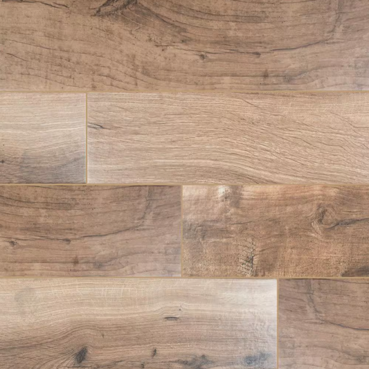 Arbor Cognac 6 in. x 36 in. Matte Porcelain Floor and Wall Tile (15 sq. ft./case)