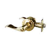 Stratford Satin Nickel Privacy Bed/Bath Door Lever with Universal 6-Way Latch (6-Pack) - Super Arbor