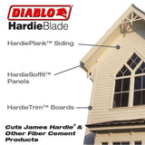 10 in. x 6-Teeth Polycrystalline Diamond (PCD) Tipped James Hardie/Fiber Cement Saw Blade - Super Arbor