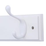 27 in. White Heavy Duty Hook Rack