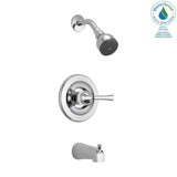 Foundations Single-Handle 1-Spray Tub and Shower Faucet in Chrome (Valve Included) - Super Arbor