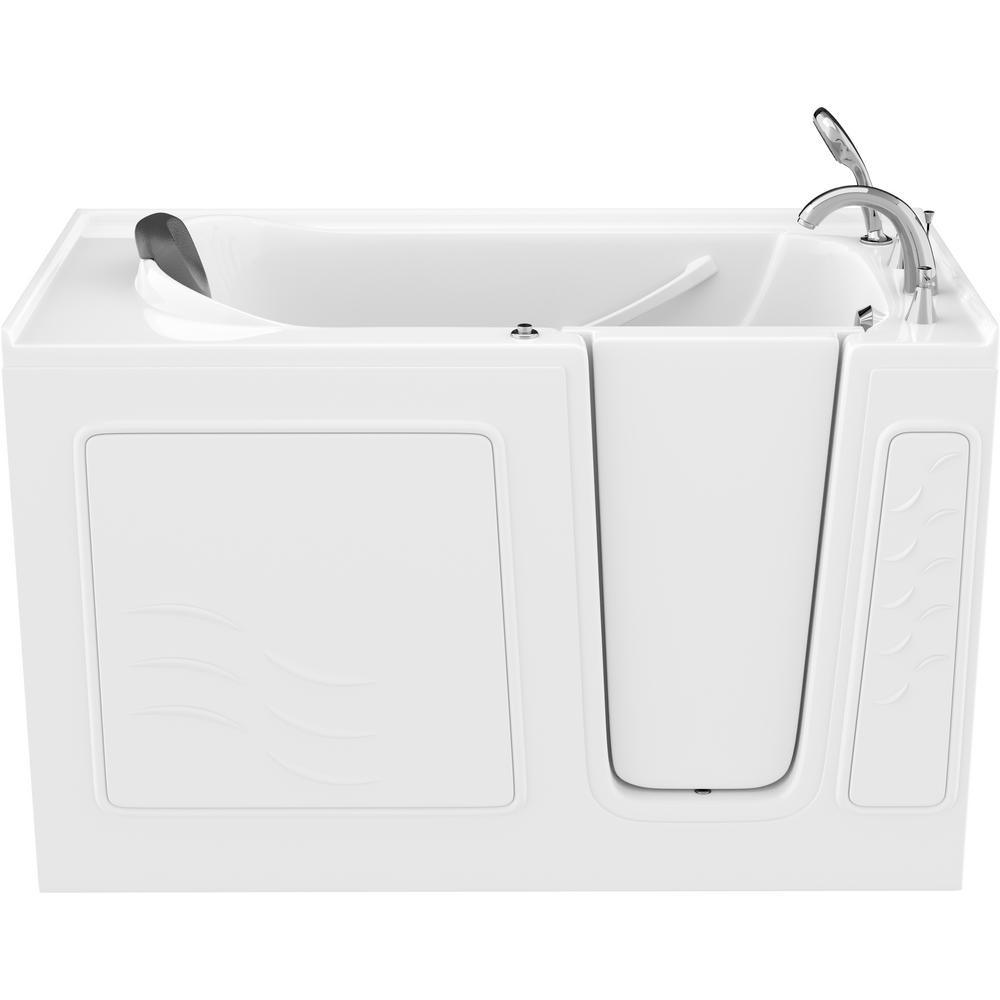 Safe Premier 59 in. Right Drain Walk-in Air Bathtub in White - Super Arbor