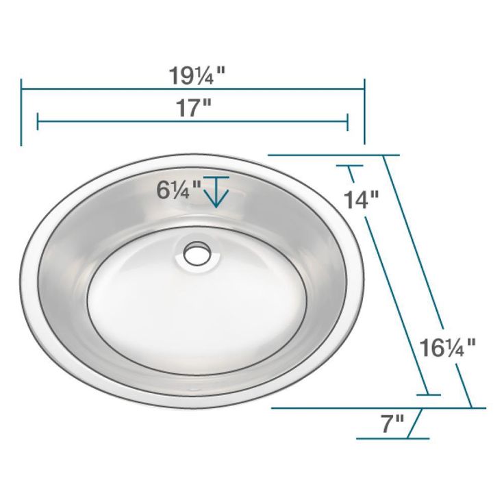 MR Direct Dual-Mount Bathroom Vessel Sink in Stainless Steel