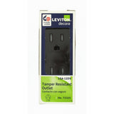 Decora 15 Amp Tamper Resistant Duplex Outlet, Brown - Super Arbor