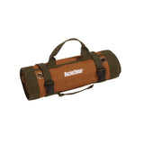 26 in. 6 Zippered Pockets Super Roll Tool Bag in Brown - Super Arbor