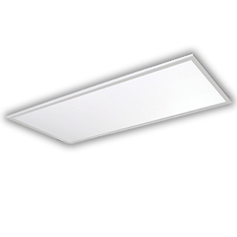 2 ft. x 4 ft. 128-Watt Equivalent White Integrated LED Flat Panel Light, Lumen and Color Selectable - Super Arbor