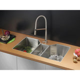 Undermount Stainless Steel 35 in. 16-Gauge Triple Bowl Kitchen Sink - Super Arbor