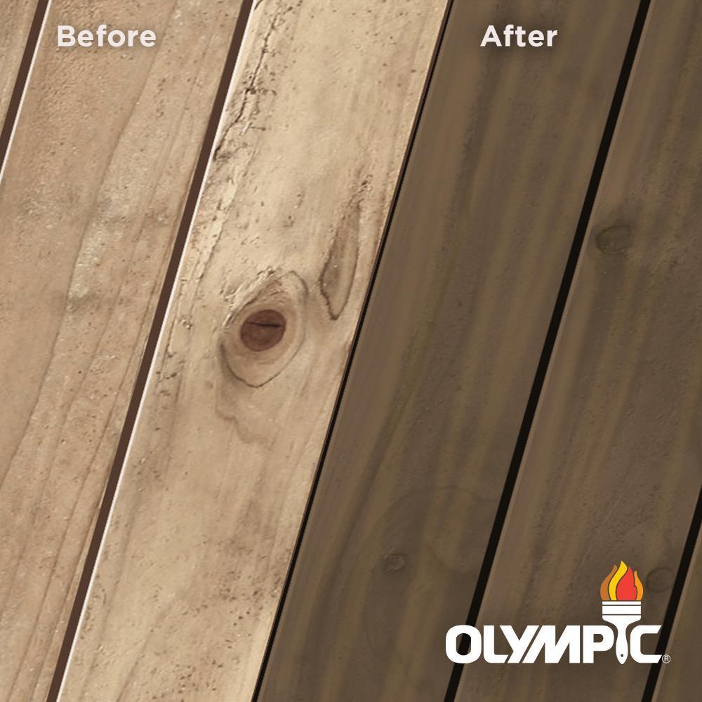 Olympic Maximum 5 gal. Espresso Semi-Transparent Exterior Stain and Sealant in One - Super Arbor