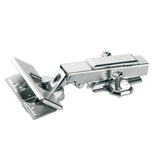Concealed Full Overlay 1- 3/8 in. (35 mm) Frameless Hinge, Toolless Clip-On Cup assembly (10-Pack)