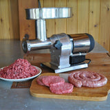 Butcher Series #12 0.75 HP Electric Meat Grinder with Sausage Stuffing Kit
