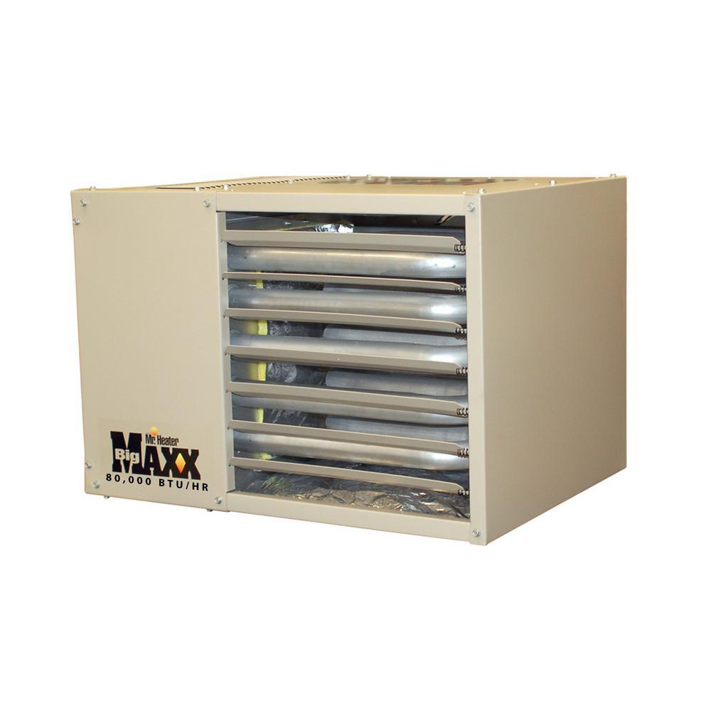 80,000 BTU Big Maxx Natural Gas Garage Convection Heater (2-Pack) - Super Arbor