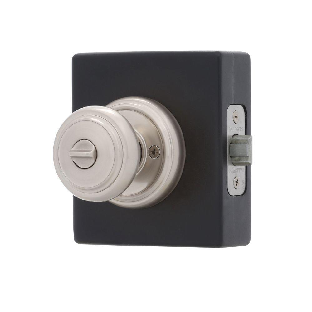 Prestige Alcott Satin Nickel Entry Door Knob Featuring SmartKey Security - Super Arbor