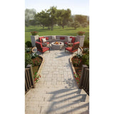RumbleStone Rec 10.5 in. x 7 in. x 1.75 in. Cafe Concrete Paver - Super Arbor