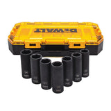 1/2 in. Drive Metric Impact Socket Set (7-Piece) - Super Arbor