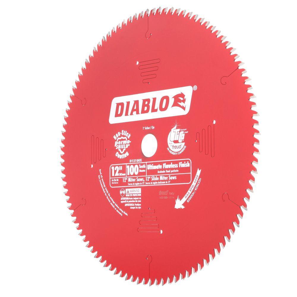 12 in. x 100-Teeth Ultimate Polished Finish Saw Blade - Super Arbor