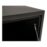14 in. x 16 in. x 24 in. Gloss Black Steel Underbody Truck Tool Box - Super Arbor