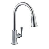 Sentio Single-Handle Pull-Down Sprayer Kitchen Faucet in Mediterranean Bronze - Super Arbor