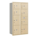 3700 Horizontal Series 8-Parcel Locker Recessed Mount Mailbox - Super Arbor