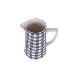 64 oz. Black Gingham Pitcher