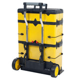 22.5 in. Rolling Stacking Portable Metal Trolley Tool Box - Super Arbor