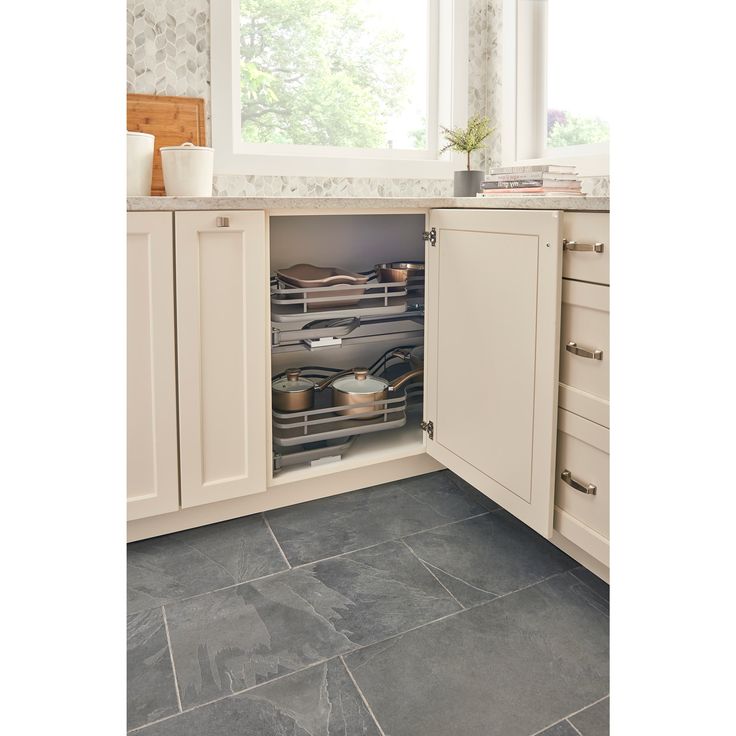 Rev-A-Shelf 33-in W x 24.5-in H 2-Tier Pull Out Metal Baskets & Organizers