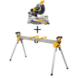 15 Amp Corded 12 in. Sliding Miter Saw with Bonus Heavy-Duty Miter Saw Stand - Super Arbor