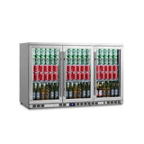 KingsBottle 260-Can Capacity (11.12-cu ft) Commercial Stainless Built-In/Freestanding Beverage Center
