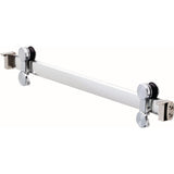 Simplicity 60 x 58-3/4 in. Frameless Contemporary Sliding Bathtub Door in Chrome with Transition Glass - Super Arbor