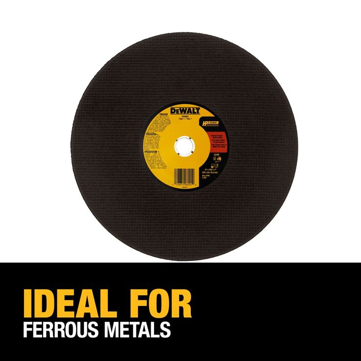 DEWALT Aluminum Oxide 14-in Chop Saw Blade