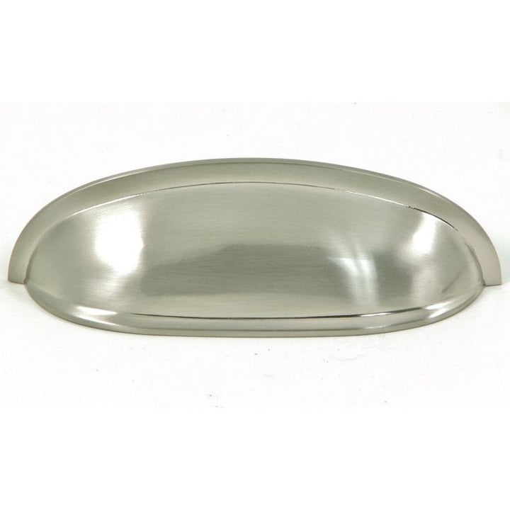 Hudson 3 in. Center-to-Center Satin Nickel Cup Cabinet Pull
