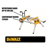 Heavy Duty Rolling Table Saw Stand - Super Arbor