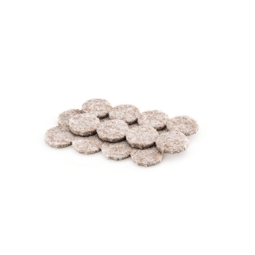 31/32 in. Self-adhesive Felt Pads (208-Pack) - Super Arbor
