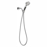 ActivTouch 9-Spray 3.6 in. Single Wall Mount Handheld Shower Head in Matte Black - Super Arbor