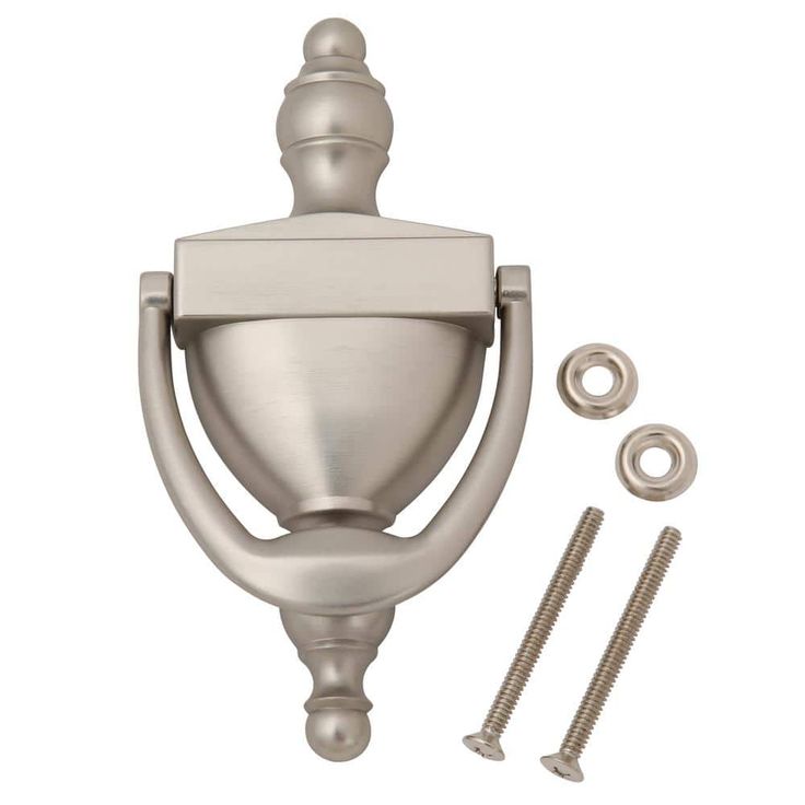 6-5/16 in. Satin Nickel Door Knocker
