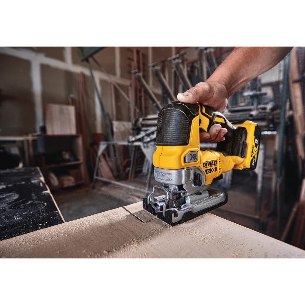 20-Volt MAX Lithium-Ion Cordless Brushless Jigsaw(Tool-Only) with Bonus Cordless Brushless Router(Tool-Only)