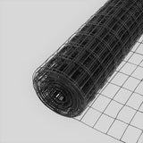 Everbilt 3 ft. x 50 ft. Galvanized Steel Black PVC Coated Welded Wire