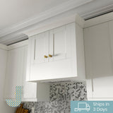Shaker Assembled 30 in. x 84.5 in. x 24 in. Pantry Cabinet in Vanilla White - Super Arbor