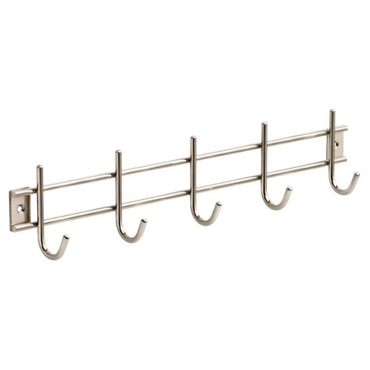 Lucerne 16 in. Satin Nickel Hook Rack
