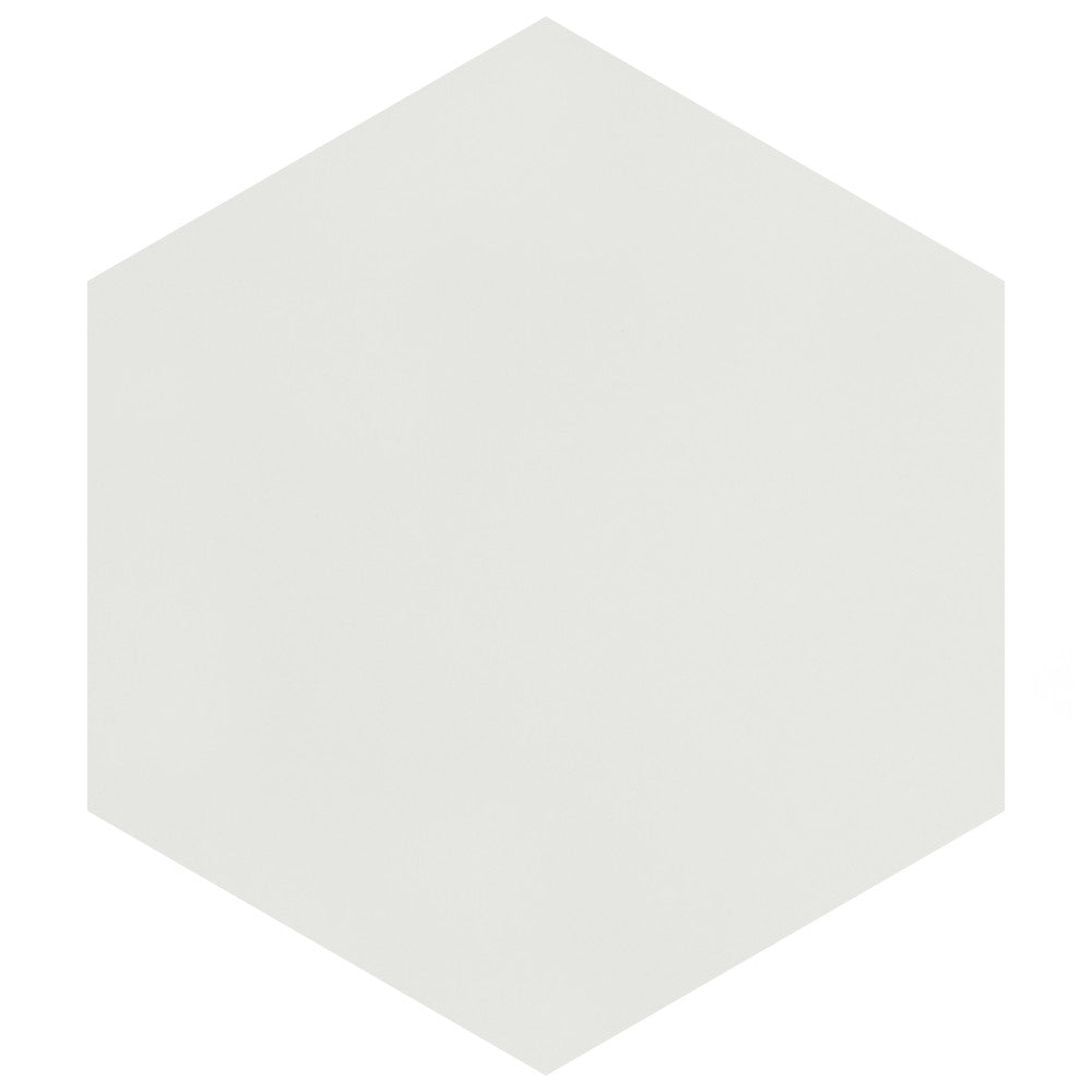 Merola Tile Textile Hex White 8-5/8 in. x 9-7/8 in. Porcelain Floor and Wall Tile (11.56 sq. ft. / case)