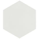 Merola Tile Textile Hex White 8-5/8 in. x 9-7/8 in. Porcelain Floor and Wall Tile (11.56 sq. ft. / case)