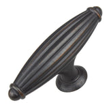 2-1/2 in. Satin Nickel Fluted Cabinet Drawer Knobs (10-Pack) - Super Arbor