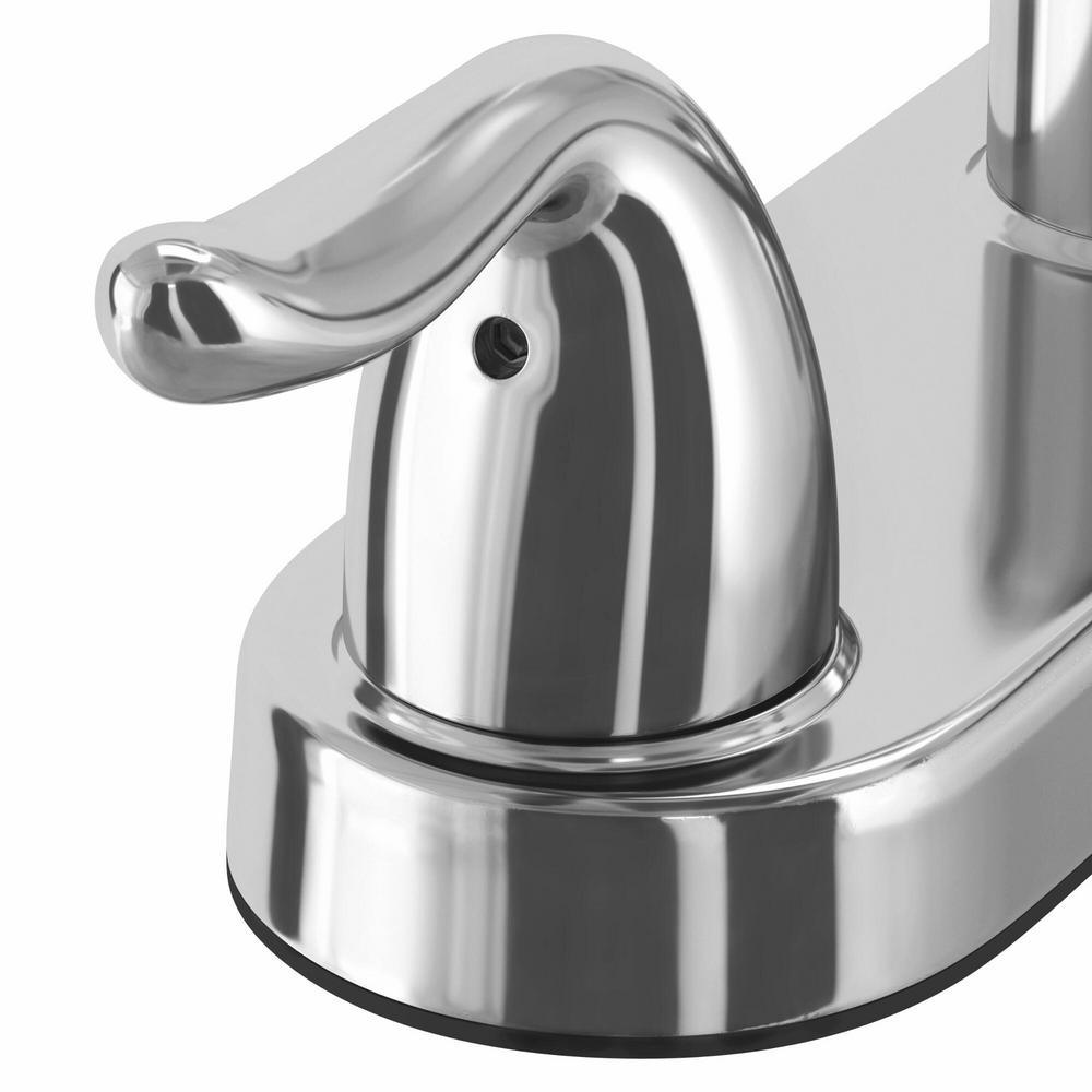 Constructor 2-Handle Standard Kitchen Faucet with Side Sprayer in Chrome - Super Arbor