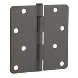 4 in. Oil-Rubbed Bronze 1/4 in. Radius Door Hinge