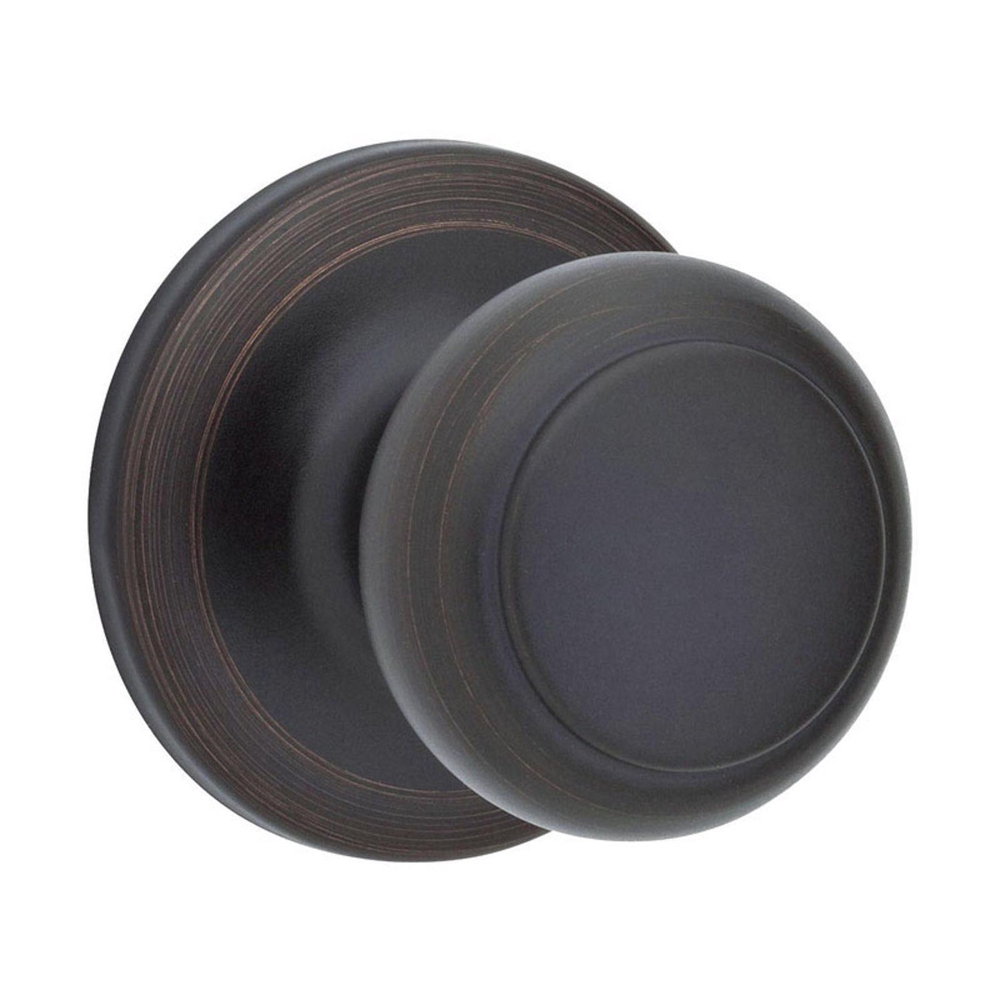 Kwikset Cove Venetian Bronze Passage Door Knob, Right or Left Handed