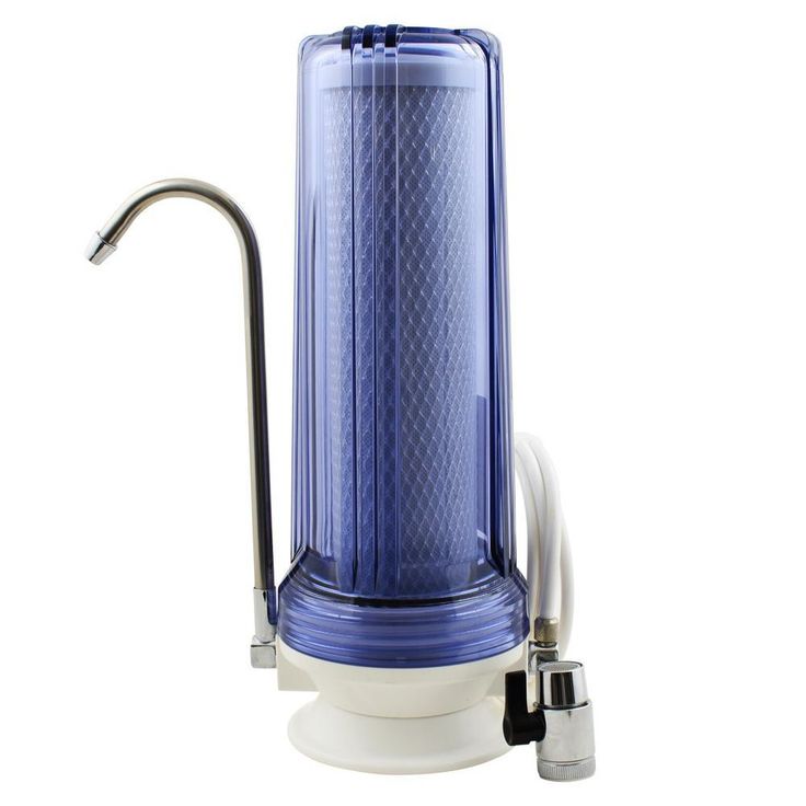 Premium 7-Stage Counter Top Water Filtration System in Clear